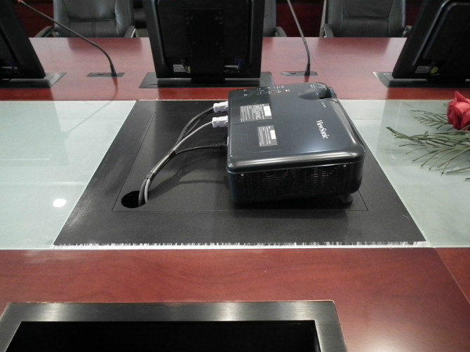 会议室投影仪效果图